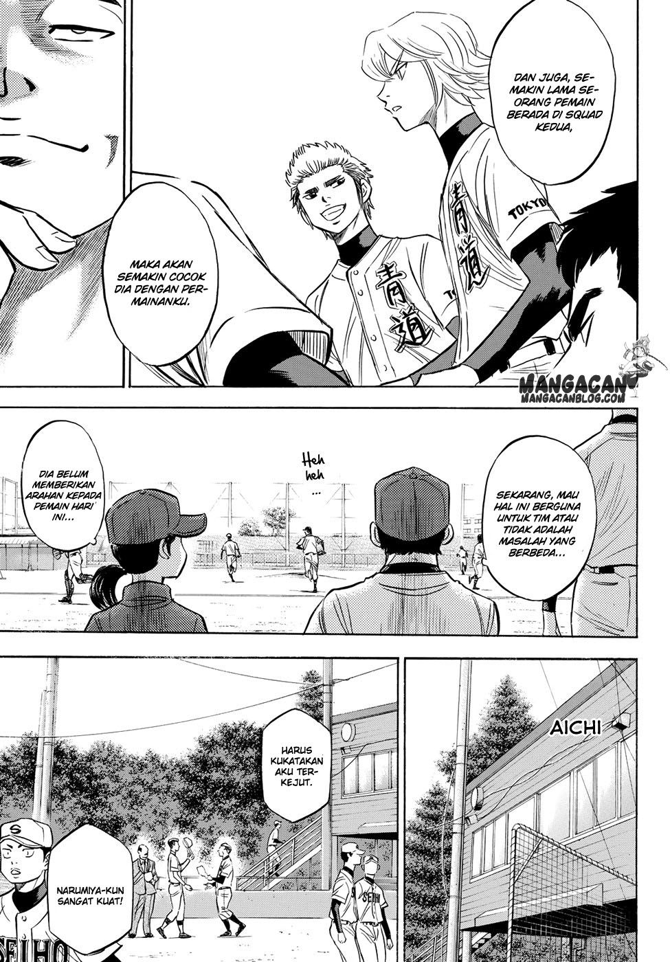 Diamond no Ace Act 2 — Chapter 65, halaman 10