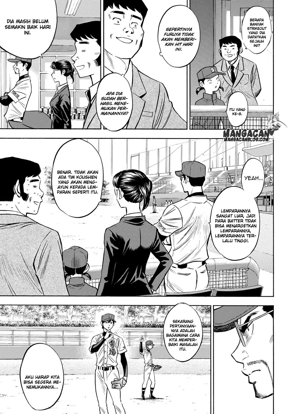 Diamond no Ace Act 2 — Chapter 64, halaman 9