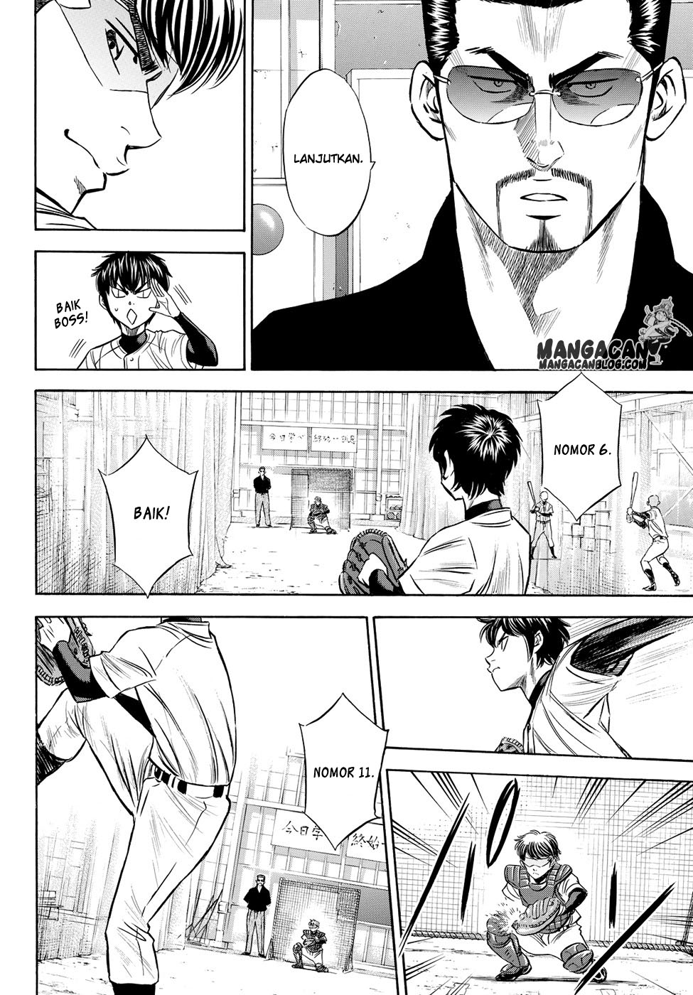 Diamond no Ace Act 2 — Chapter 63, halaman 11