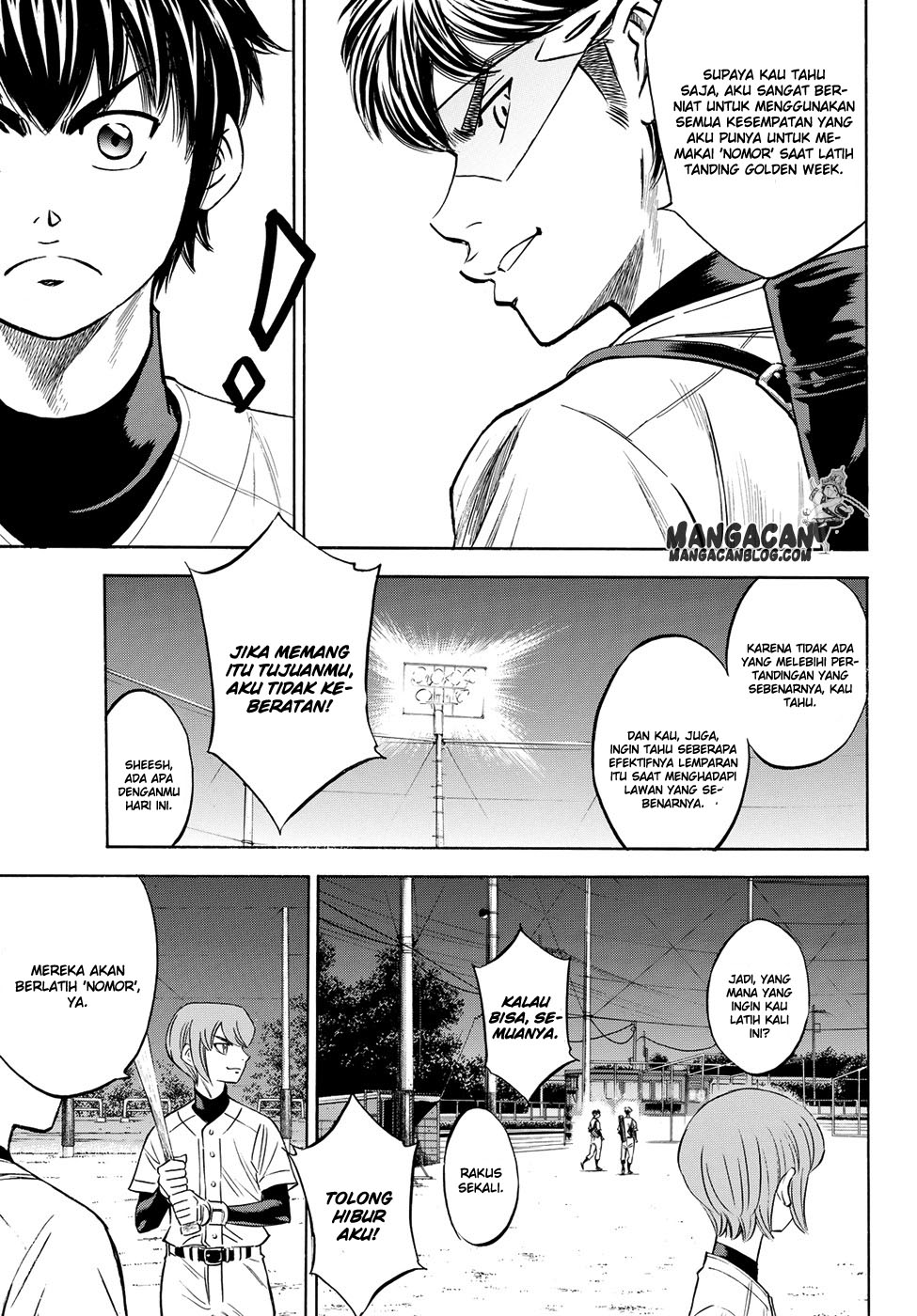 Diamond no Ace Act 2 — Chapter 63, halaman 6