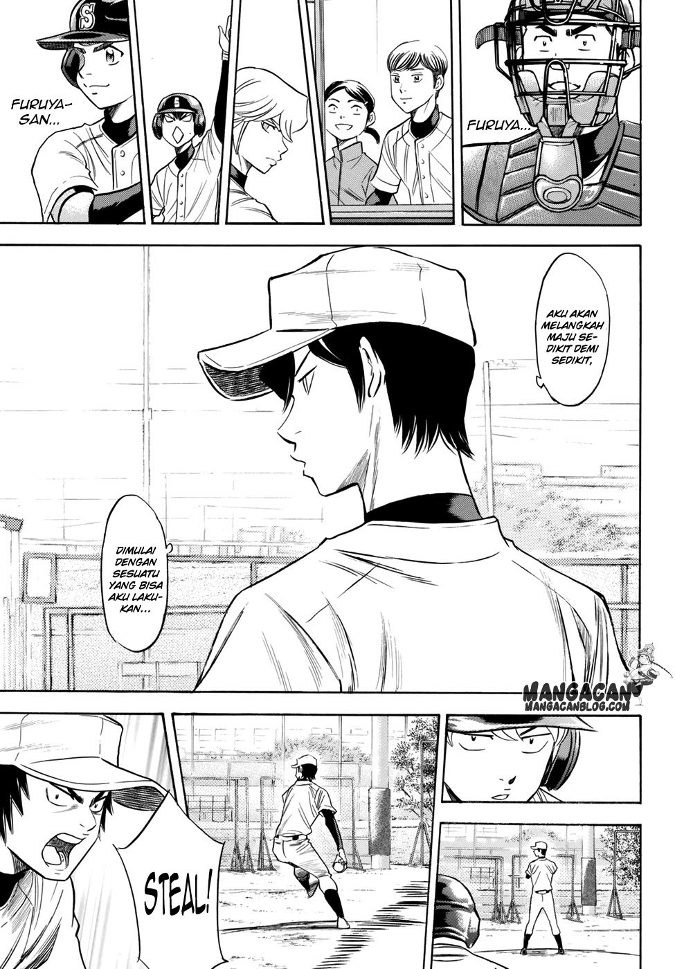 Diamond no Ace Act 2 — Chapter 62, halaman 10