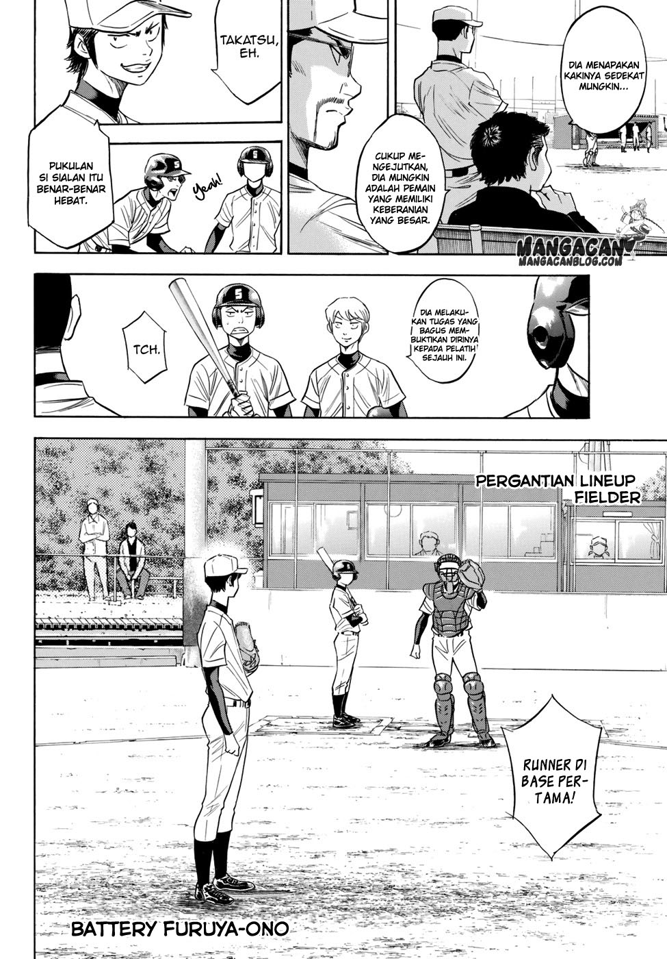 Diamond no Ace Act 2 — Chapter 62, halaman 7