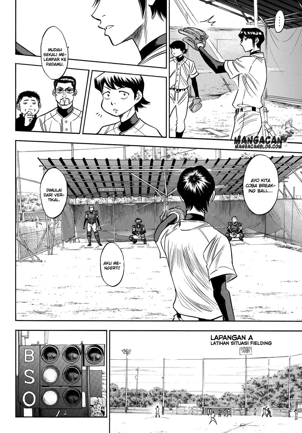 Diamond no Ace Act 2 — Chapter 61, halaman 12