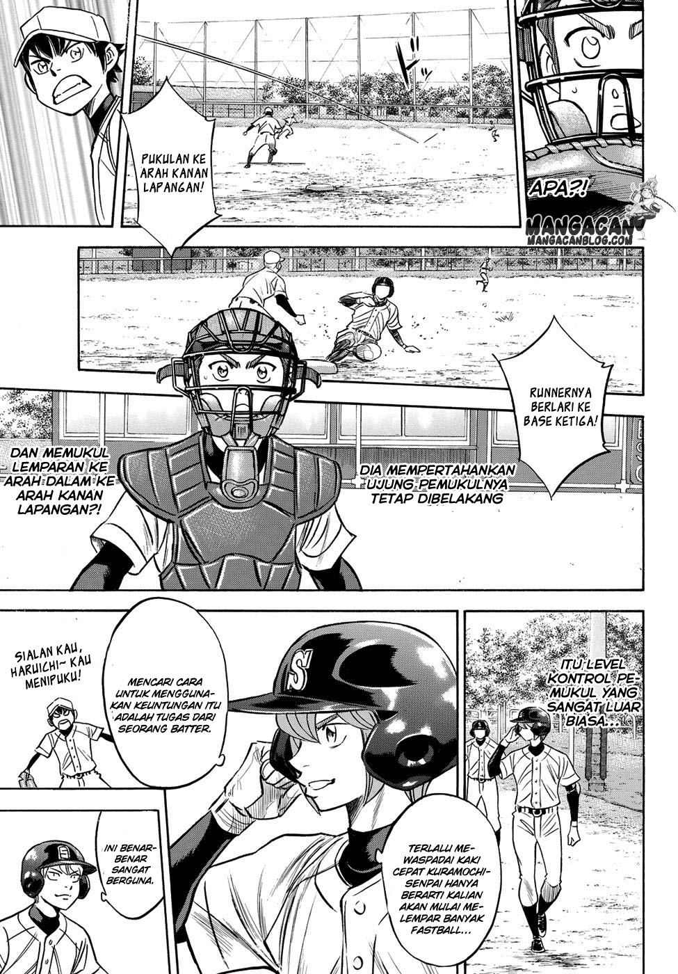 Diamond no Ace Act 2 — Chapter 61, halaman 15