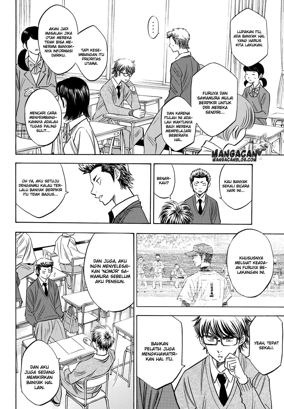 Diamond no Ace Act 2 — Chapter 59, halaman 10