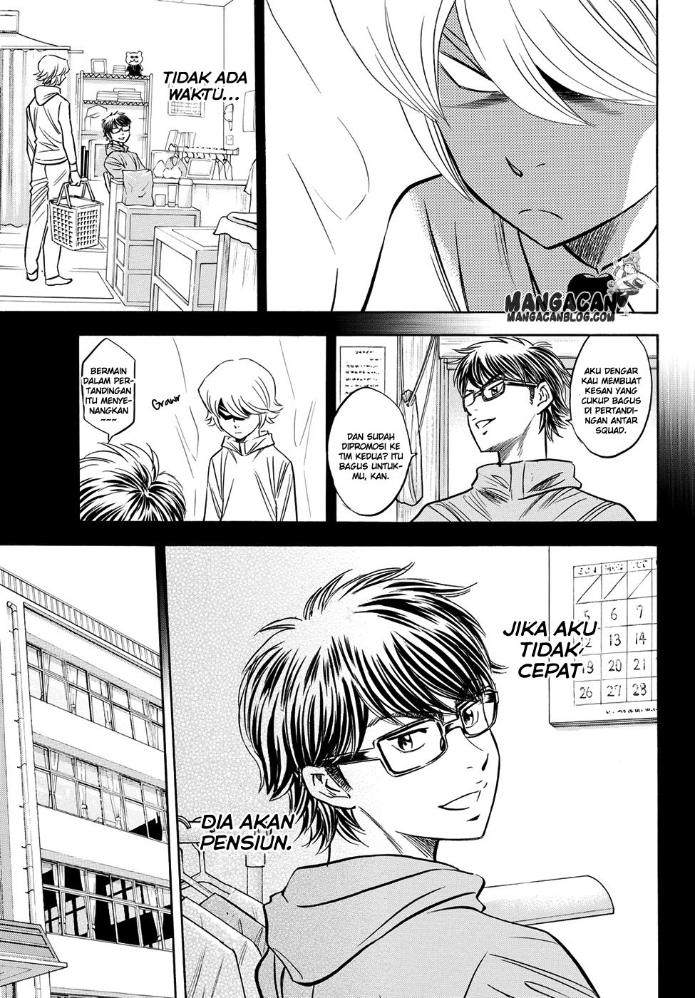 Diamond no Ace Act 2 — Chapter 59, halaman 19