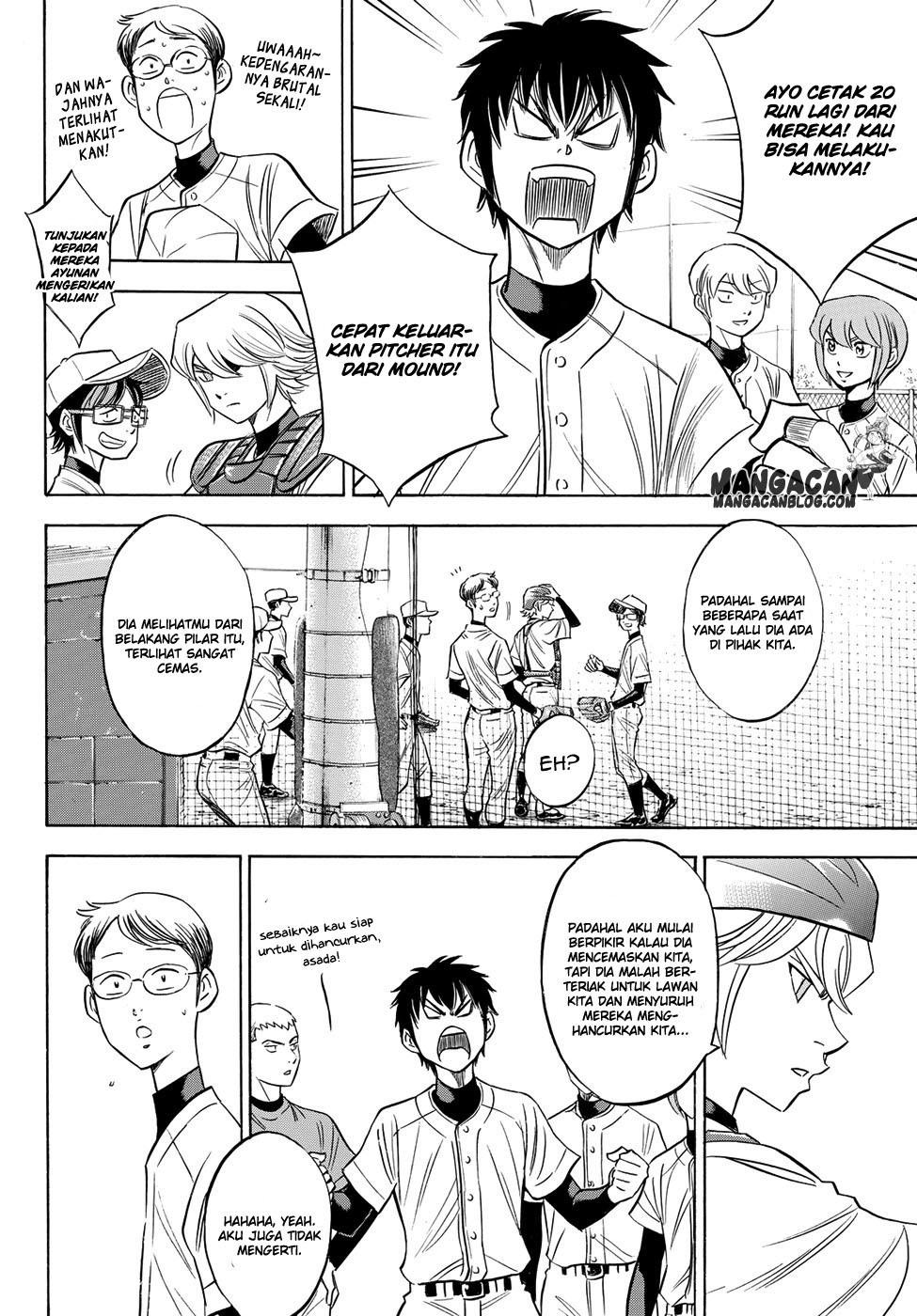 Diamond no Ace Act 2 — Chapter 58, halaman 13