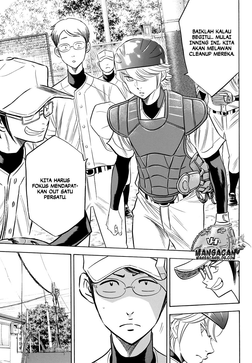 Diamond no Ace Act 2 — Chapter 58, halaman 14