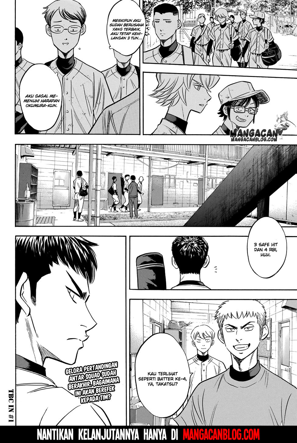 Diamond no Ace Act 2 — Chapter 58, halaman 21
