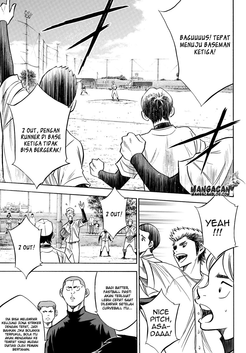 Diamond no Ace Act 2 — Chapter 56, halaman 12