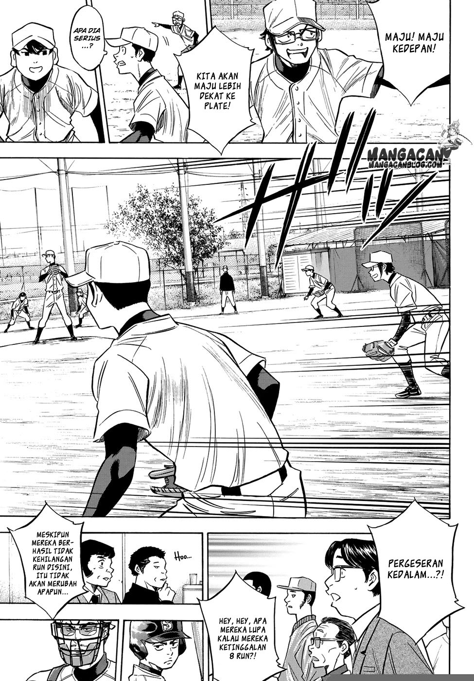 Diamond no Ace Act 2 — Chapter 55, halaman 15