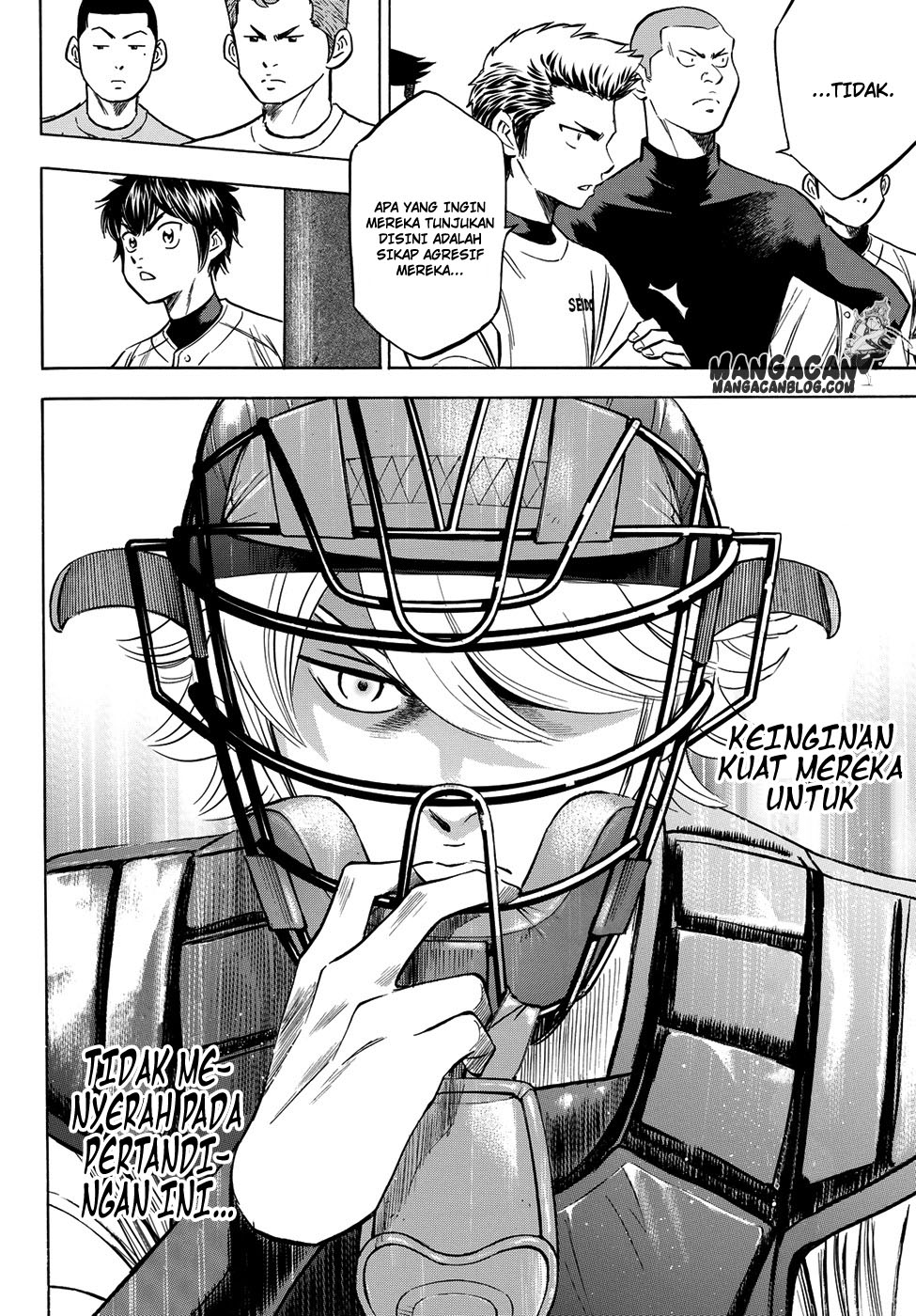 Diamond no Ace Act 2 — Chapter 55, halaman 16