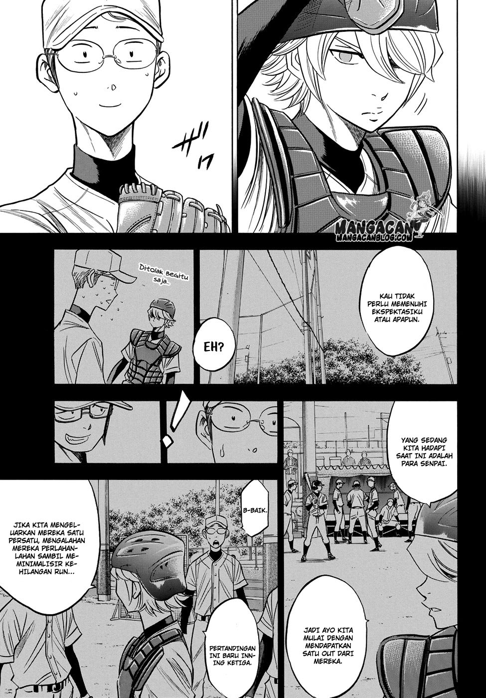 Diamond no Ace Act 2 — Chapter 55, halaman 3