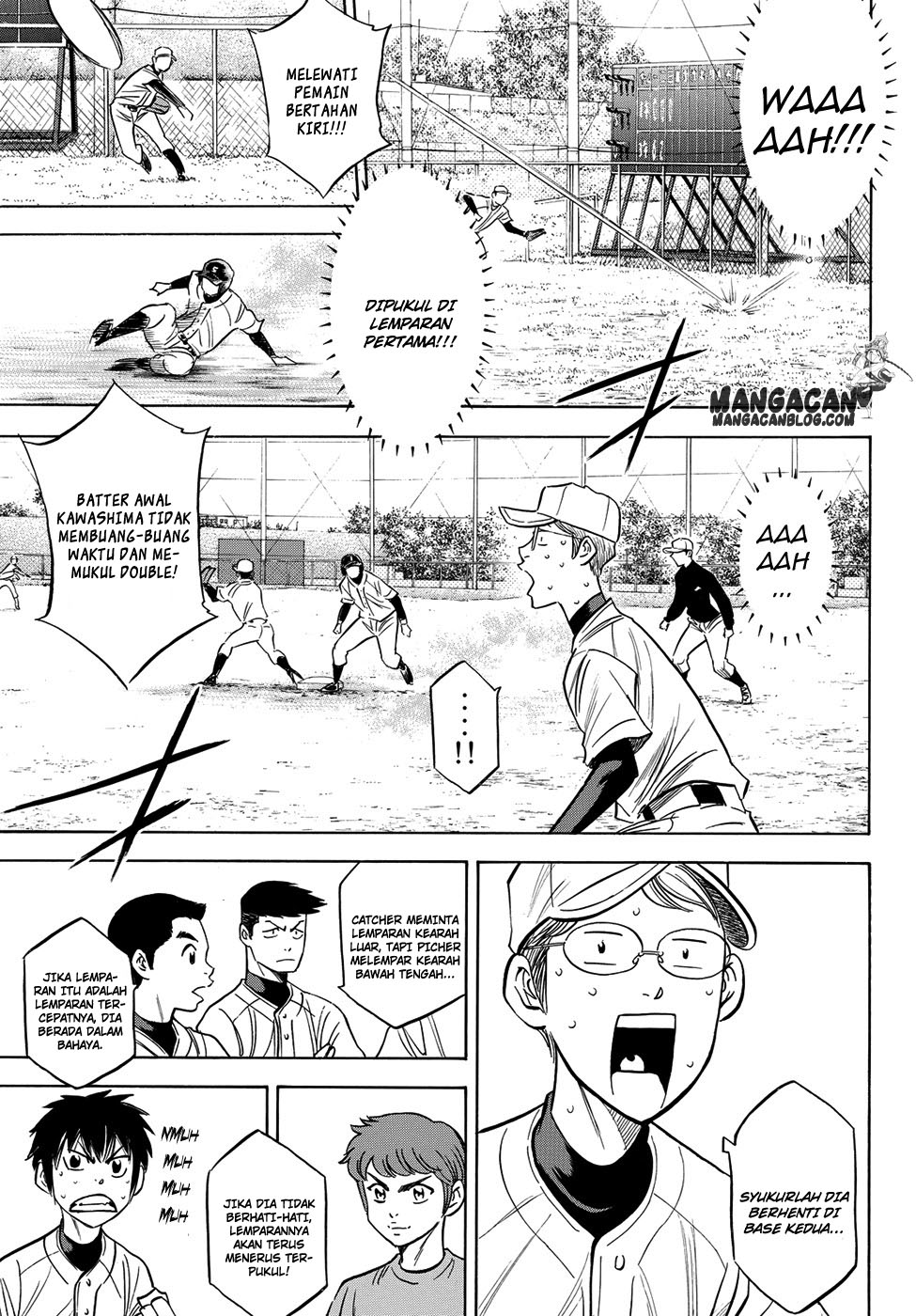 Diamond no Ace Act 2 — Chapter 55, halaman 9