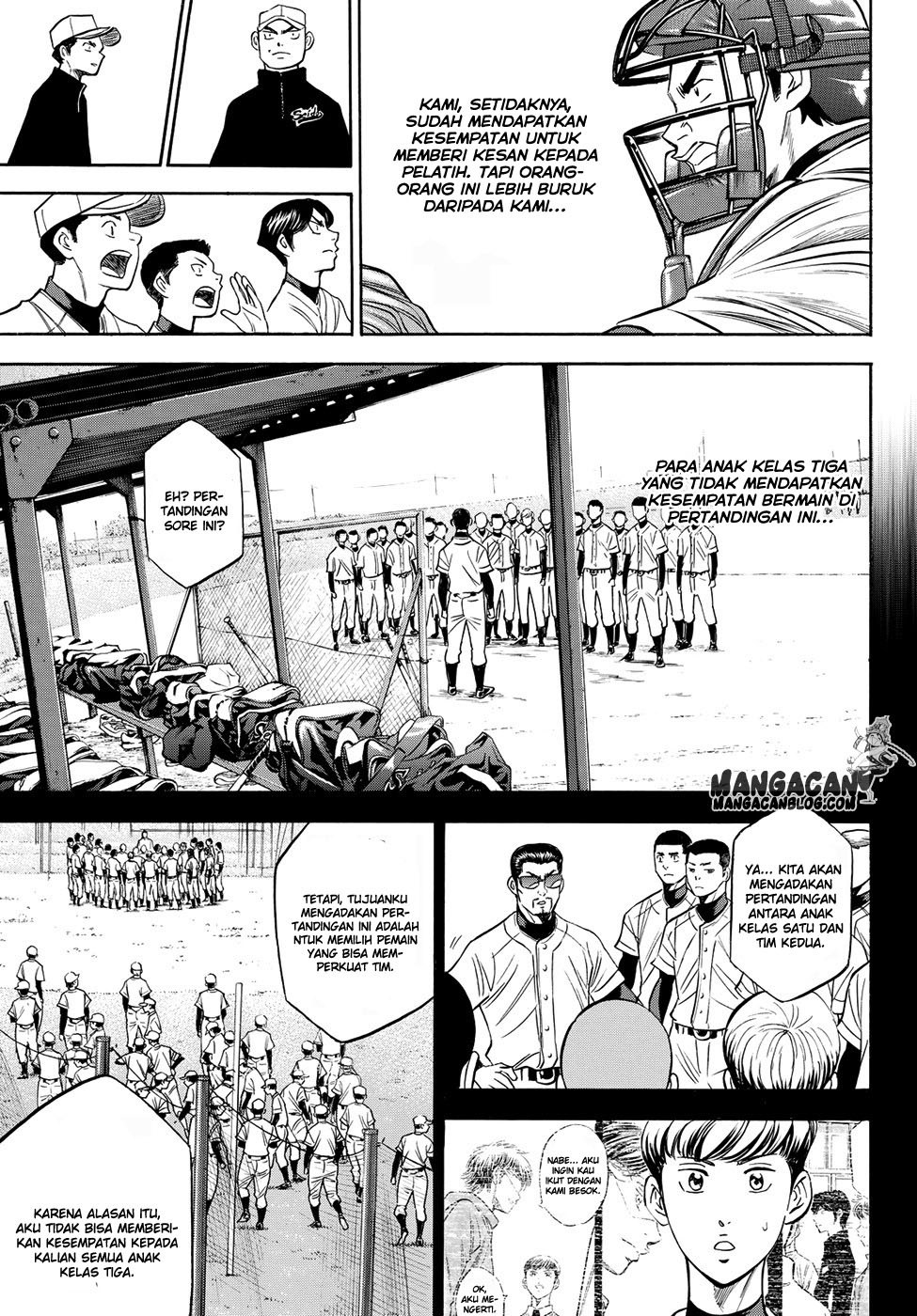 Diamond no Ace Act 2 — Chapter 54, halaman 11