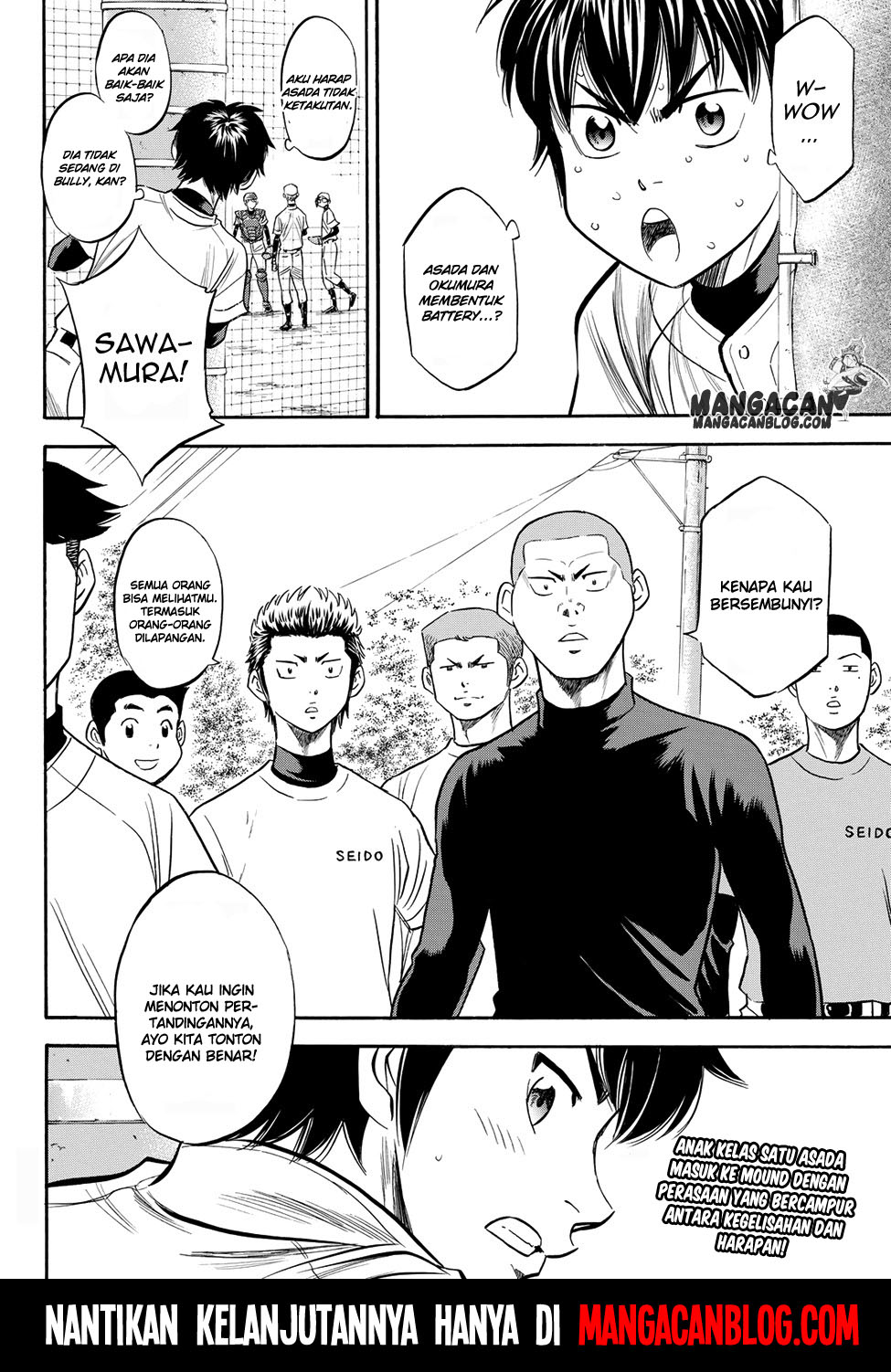 Diamond no Ace Act 2 — Chapter 54, halaman 20