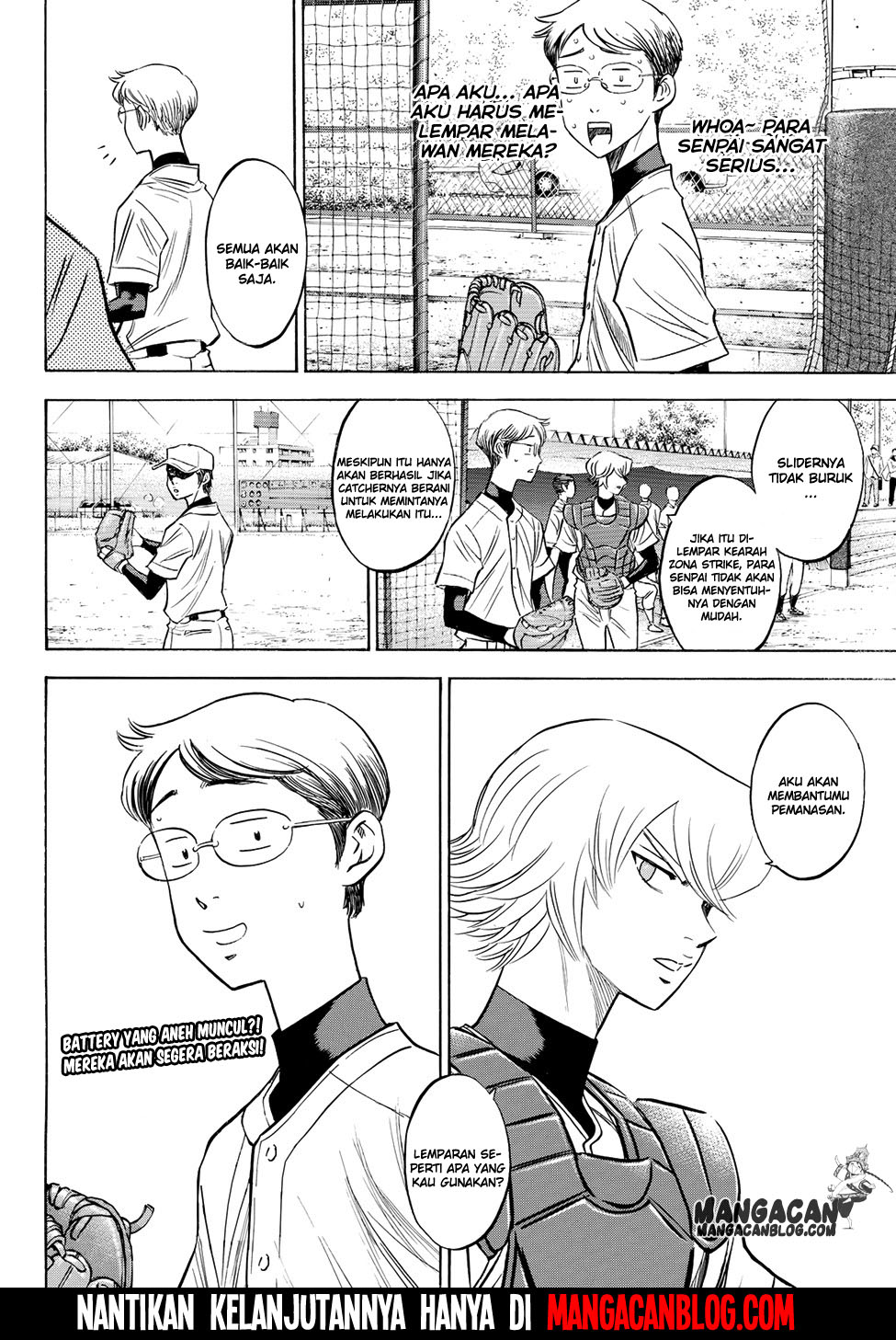Diamond no Ace Act 2 — Chapter 53, halaman 19