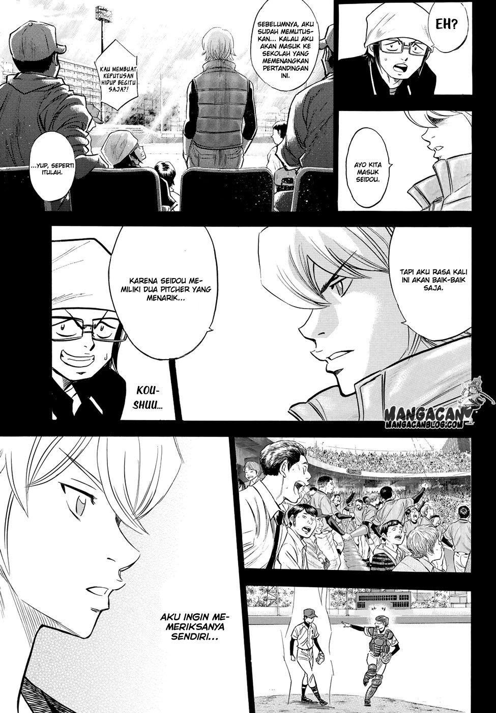 Diamond no Ace Act 2 — Chapter 52, halaman 16