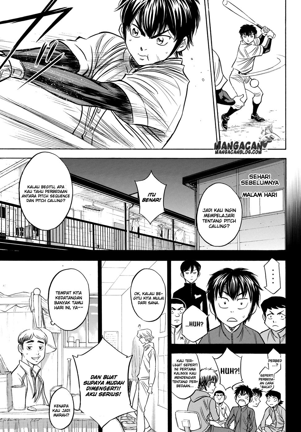 Diamond no Ace Act 2 — Chapter 51, halaman 9