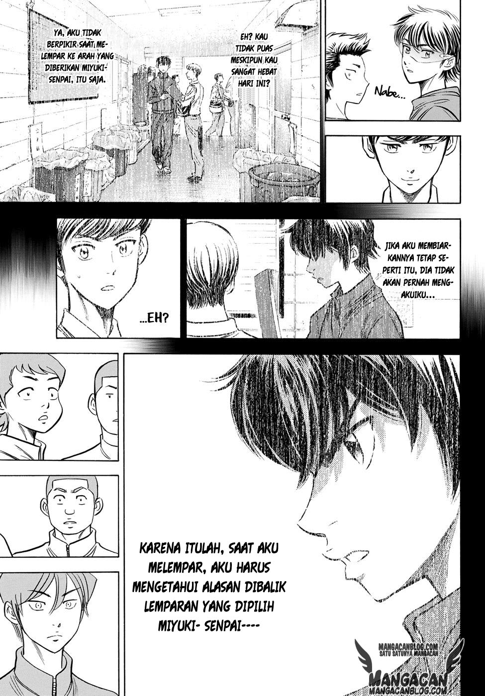 Diamond no Ace Act 2 — Chapter 50, halaman 15