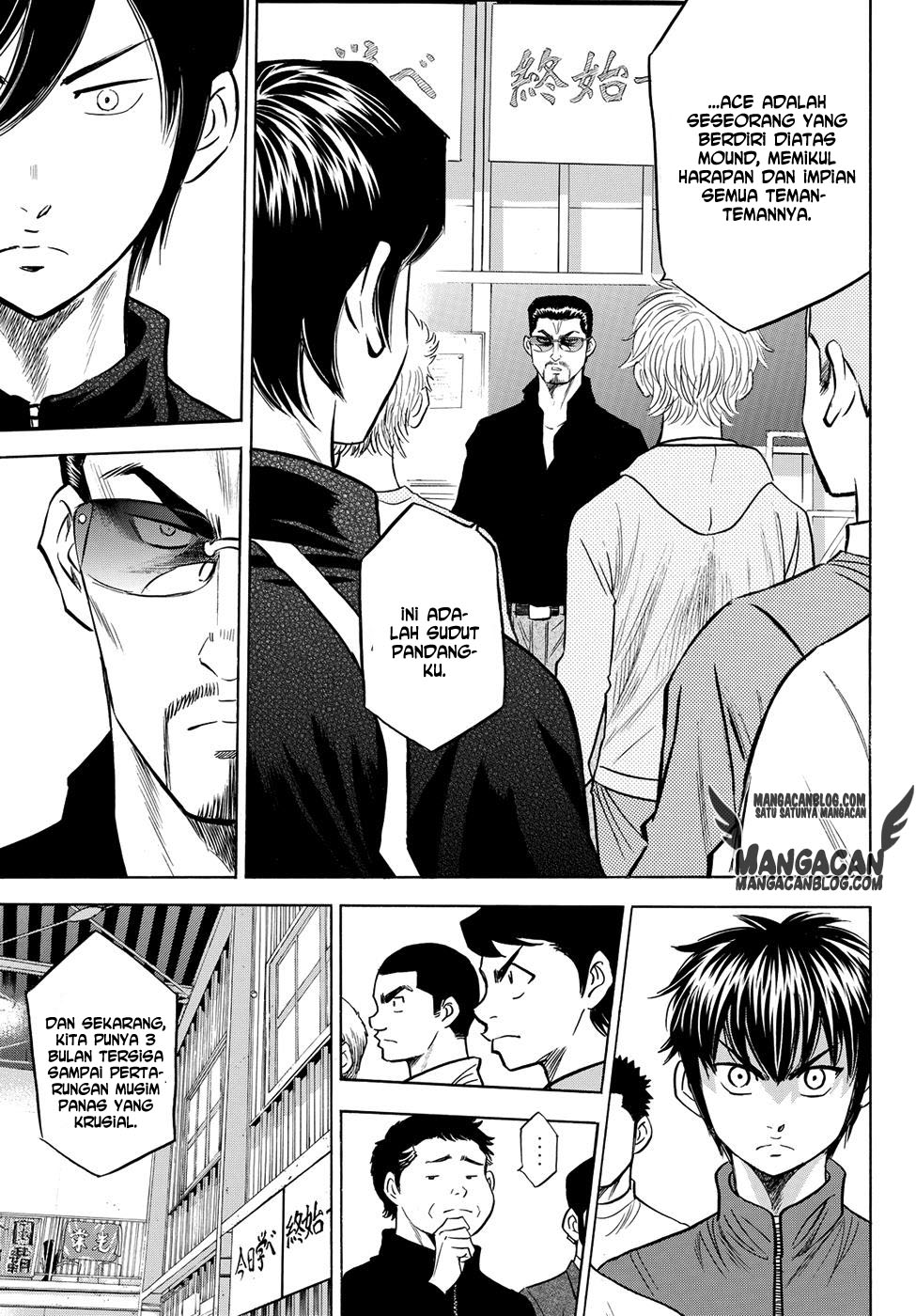 Diamond no Ace Act 2 — Chapter 50, halaman 9