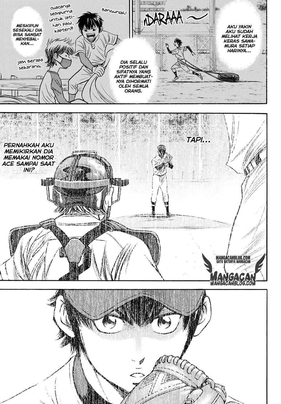 Diamond no Ace Act 2 — Chapter 49, halaman 14