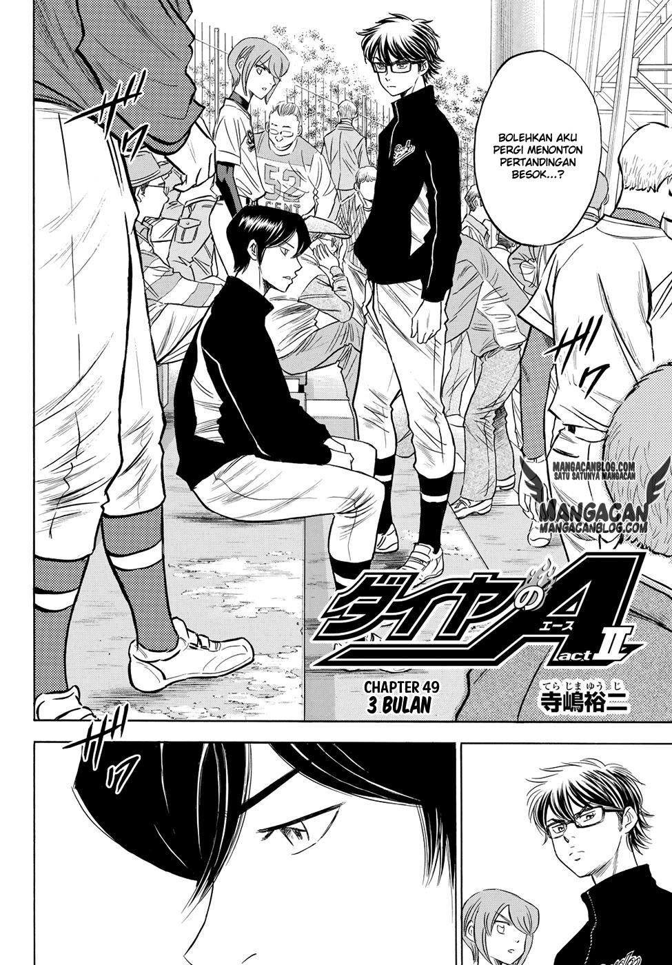 Diamond no Ace Act 2 — Chapter 49, halaman 2