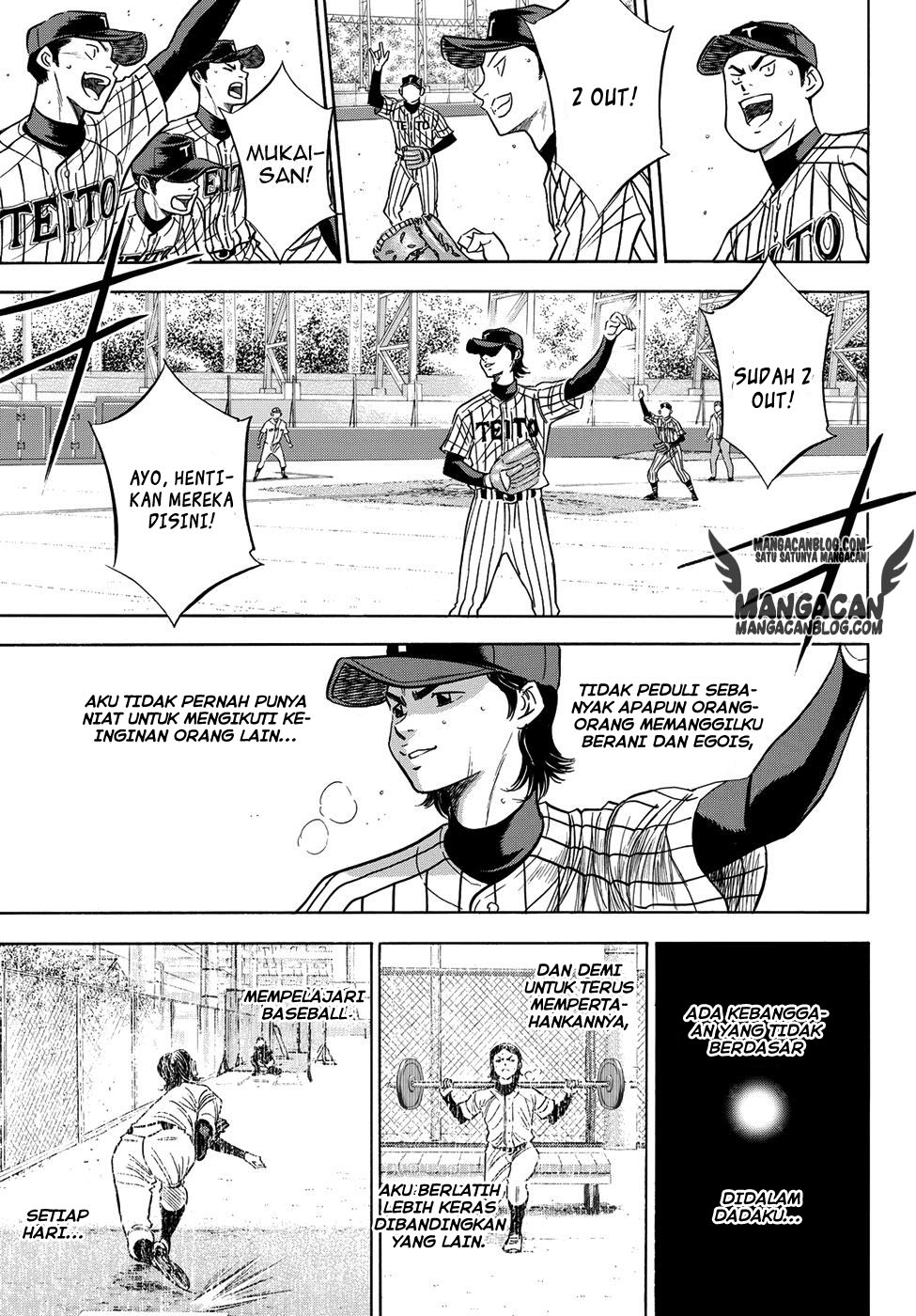 Diamond no Ace Act 2 — Chapter 47, halaman 16