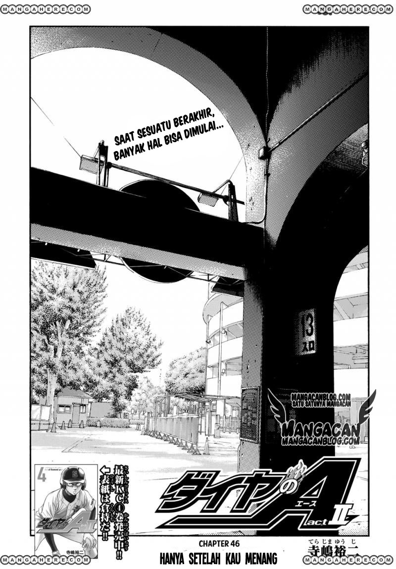 Diamond no Ace Act 2 — Chapter 46, halaman 1