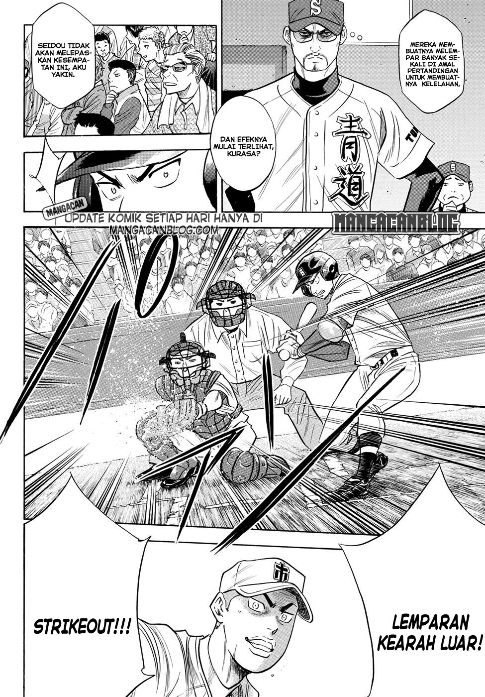 Diamond no Ace Act 2 — Chapter 45, halaman 14
