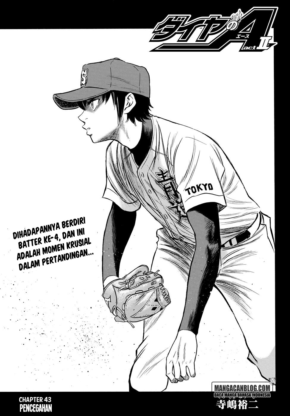 Diamond no Ace Act 2 — Chapter 43, halaman 1