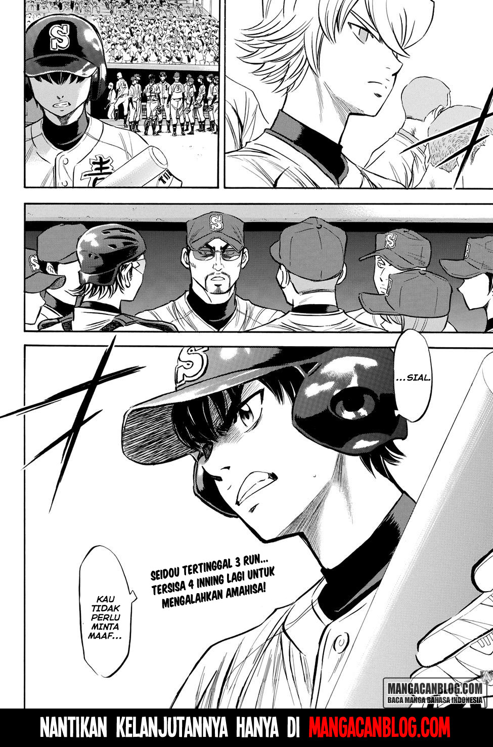 Diamond no Ace Act 2 — Chapter 43, halaman 19