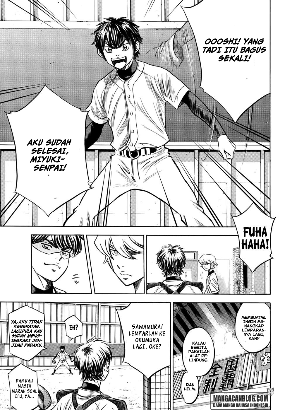 Diamond no Ace Act 2 — Chapter 35, halaman 15