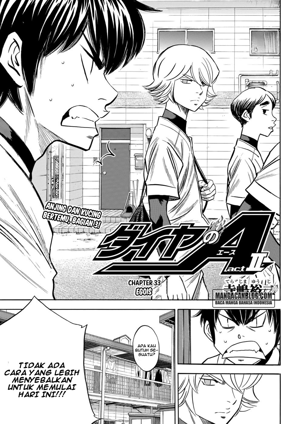 Diamond no Ace Act 2 — Chapter 33, halaman 3