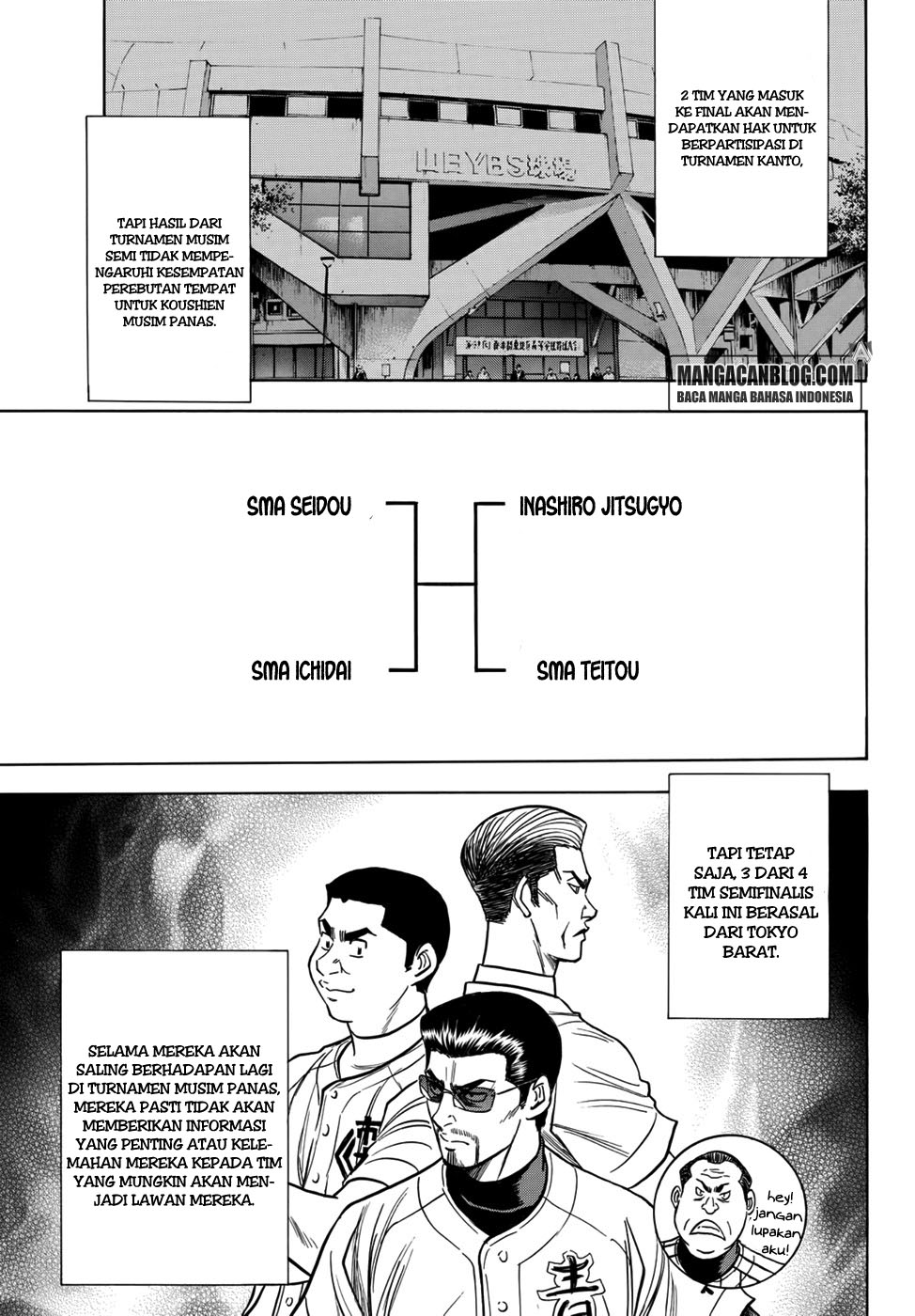Diamond no Ace Act 2 — Chapter 31, halaman 14