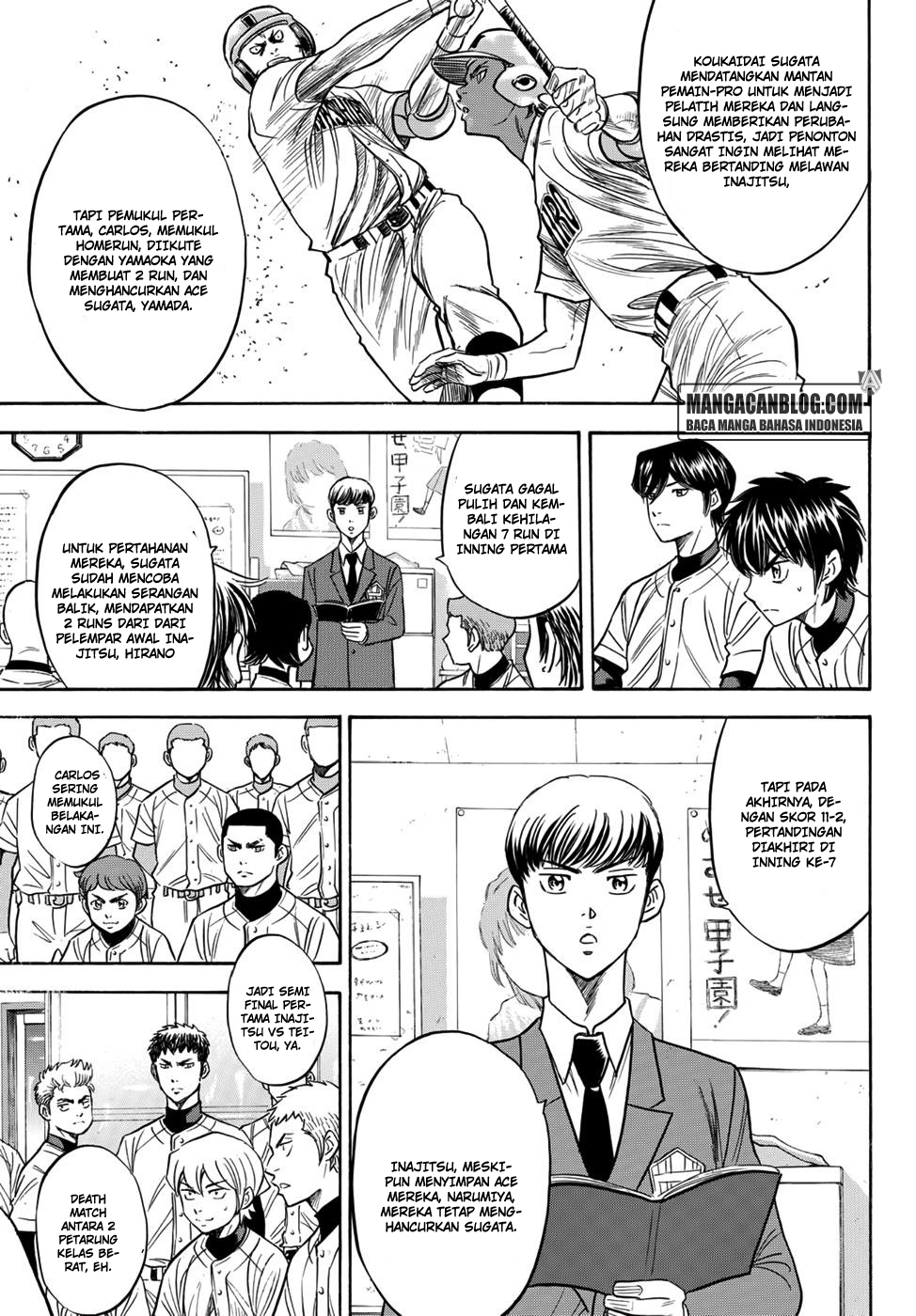 Diamond no Ace Act 2 — Chapter 26, halaman 19