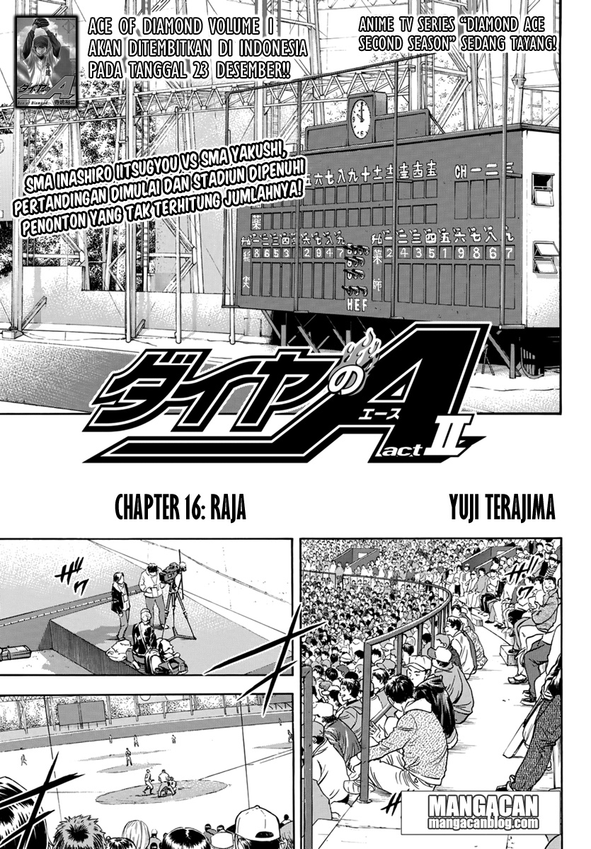 Diamond no Ace Act 2 — Chapter 16, halaman 1