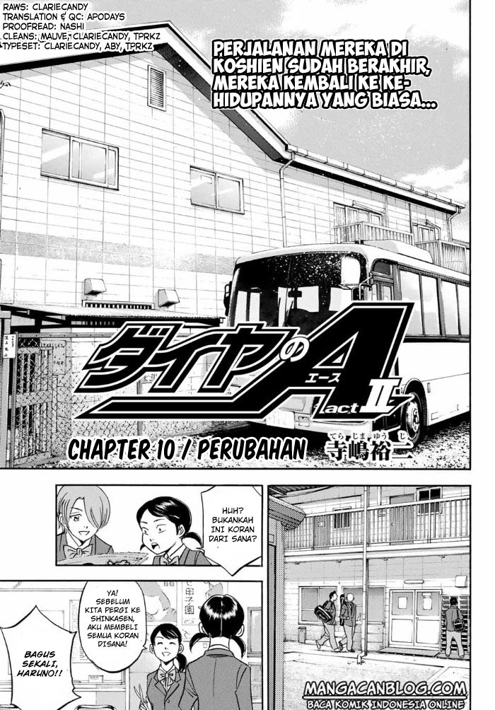 Diamond no Ace Act 2 — Chapter 10, halaman 3