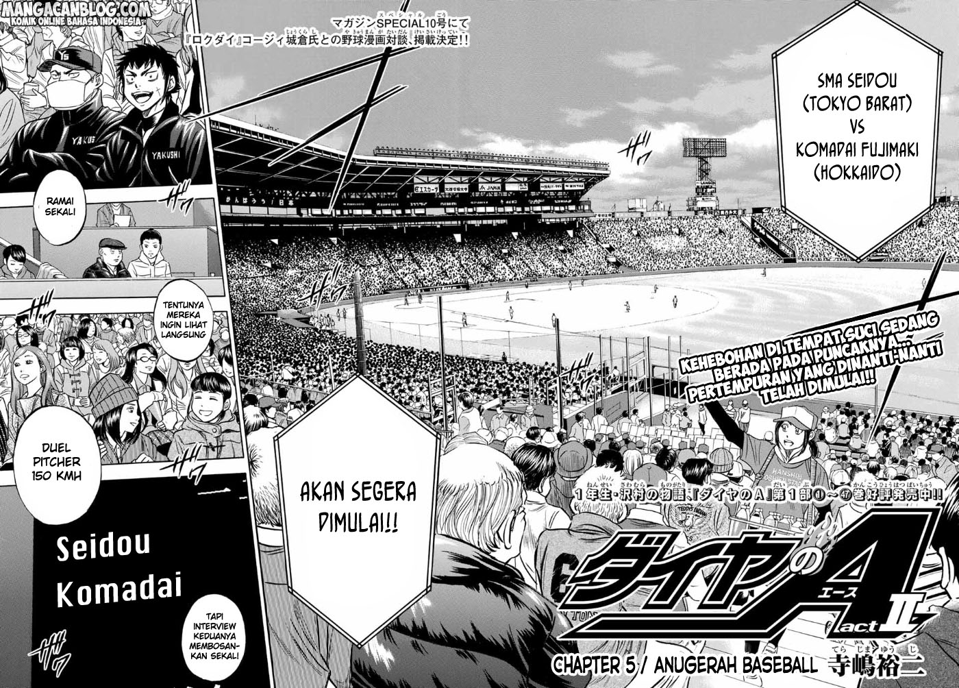 Diamond no Ace Act 2 — Chapter 5, halaman 2