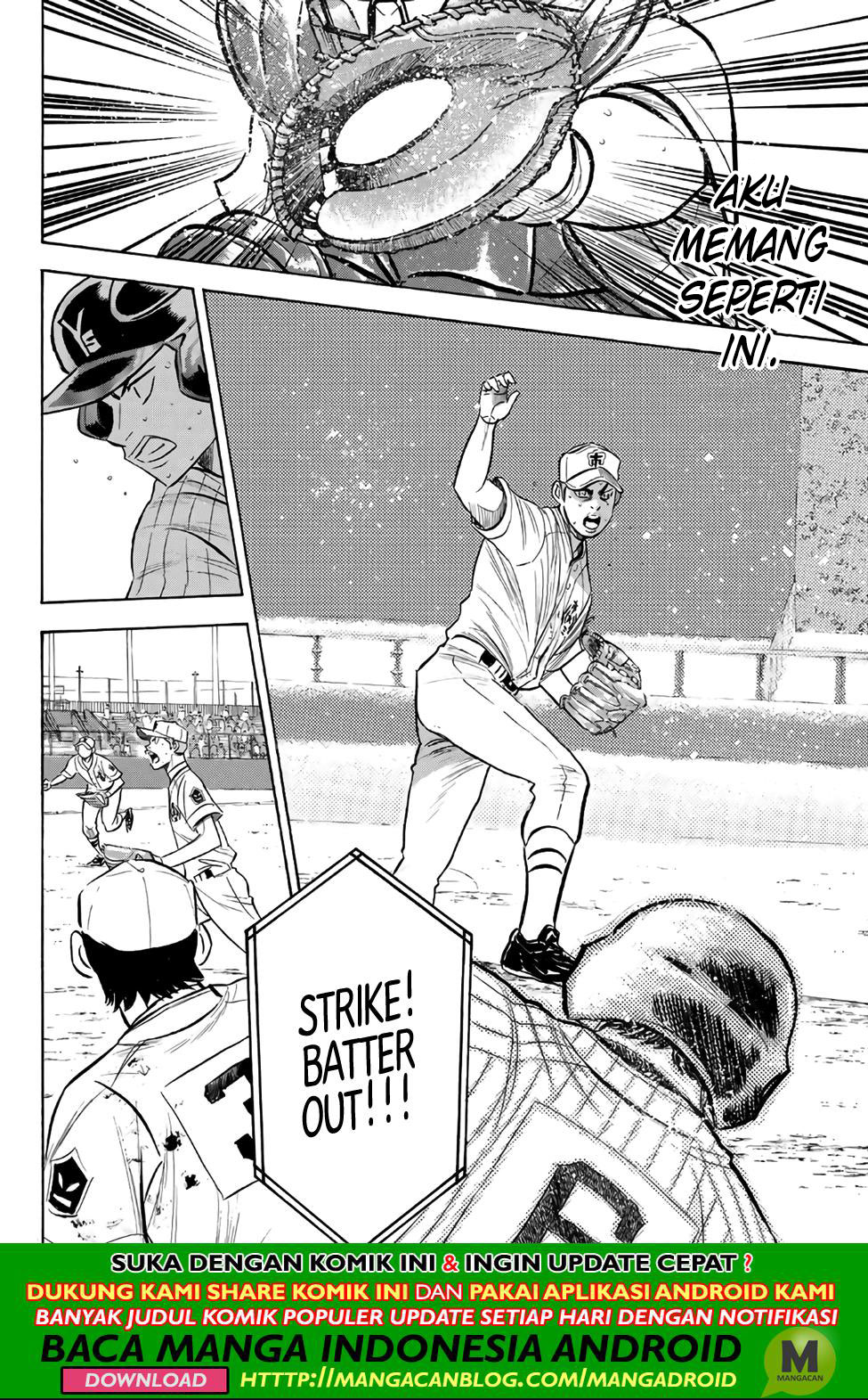 Diamond no Ace Act 2 — Chapter 185, halaman 8