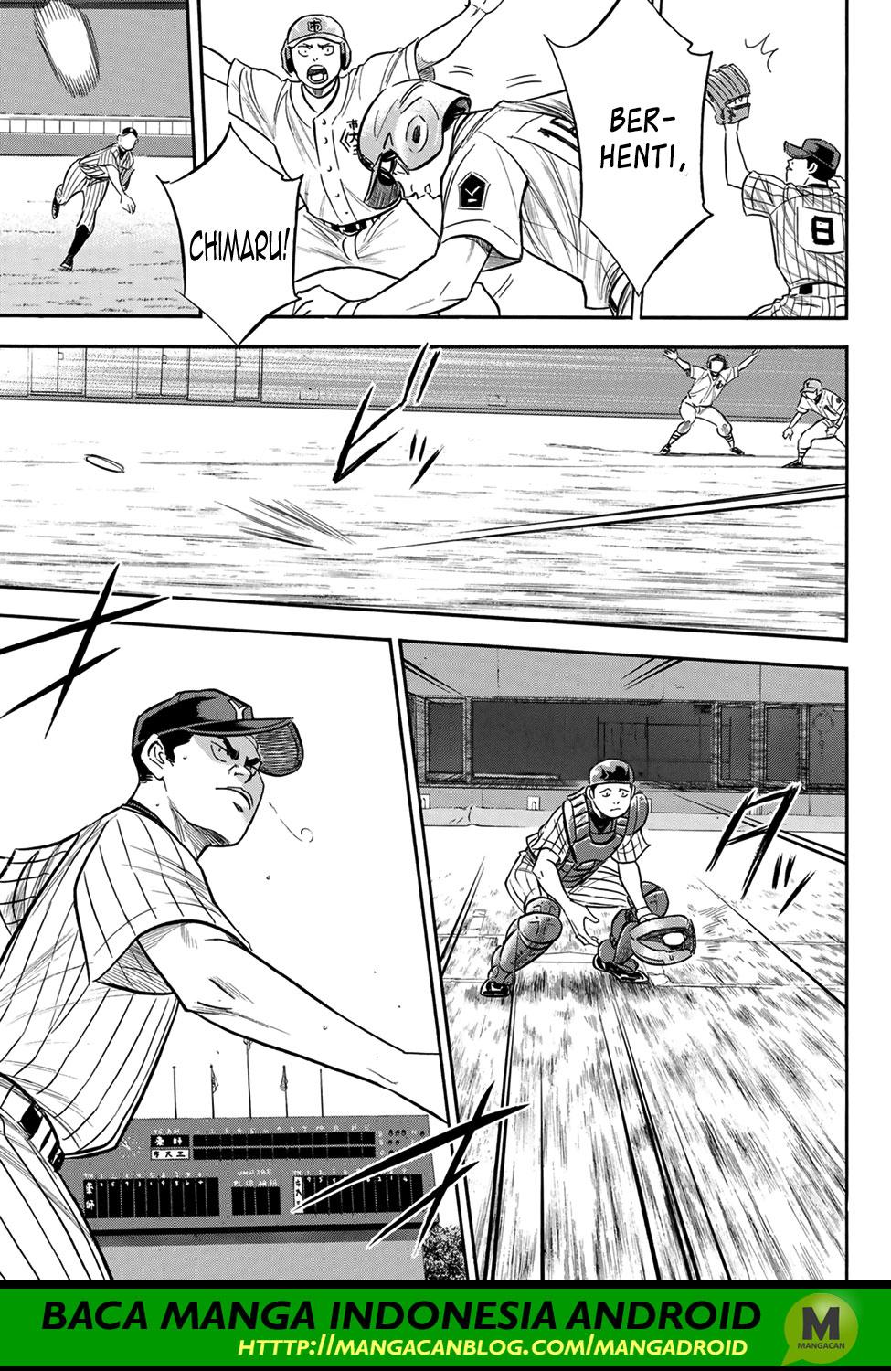 Diamond no Ace Act 2 — Chapter 174, halaman 19