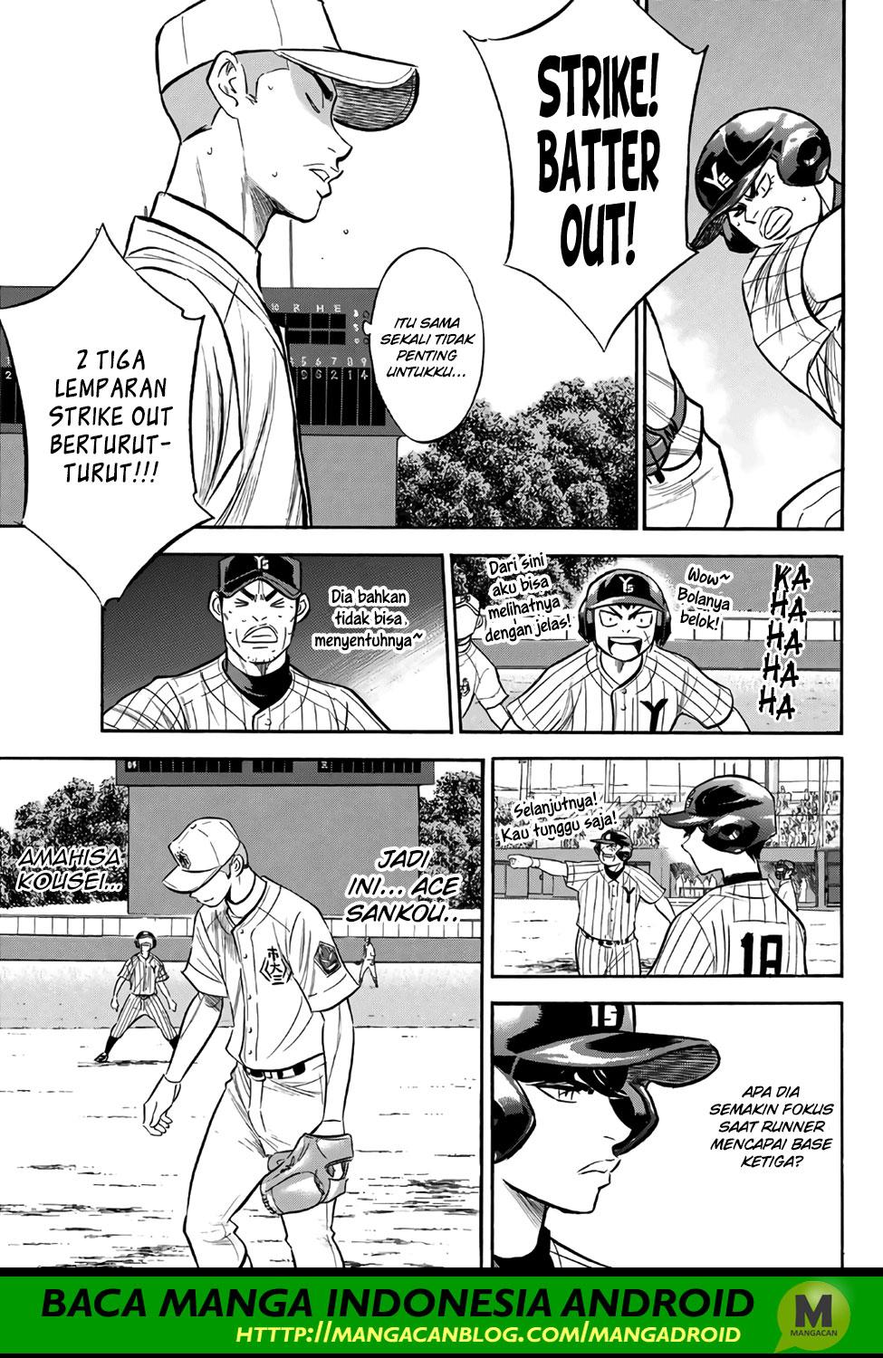 Diamond no Ace Act 2 — Chapter 173, halaman 15
