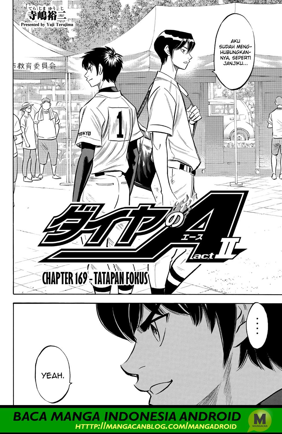 Diamond no Ace Act 2 — Chapter 169, halaman 2