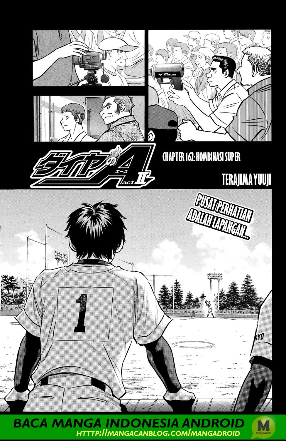Diamond no Ace Act 2 — Chapter 162, halaman 1