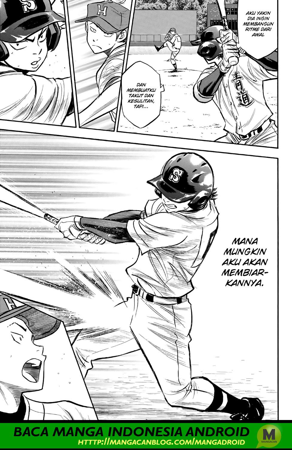 Diamond no Ace Act 2 — Chapter 162, halaman 18