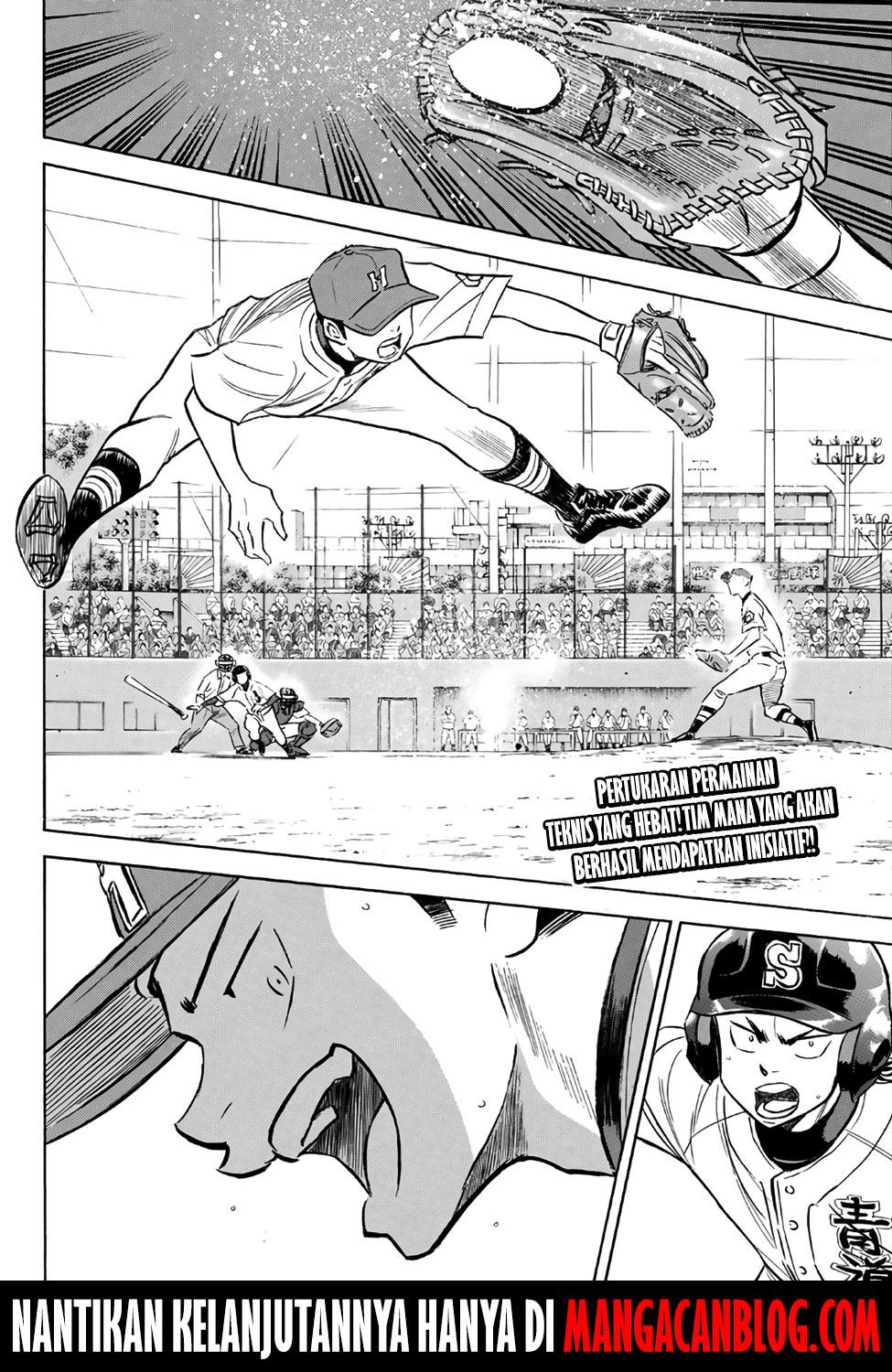 Diamond no Ace Act 2 — Chapter 162, halaman 19