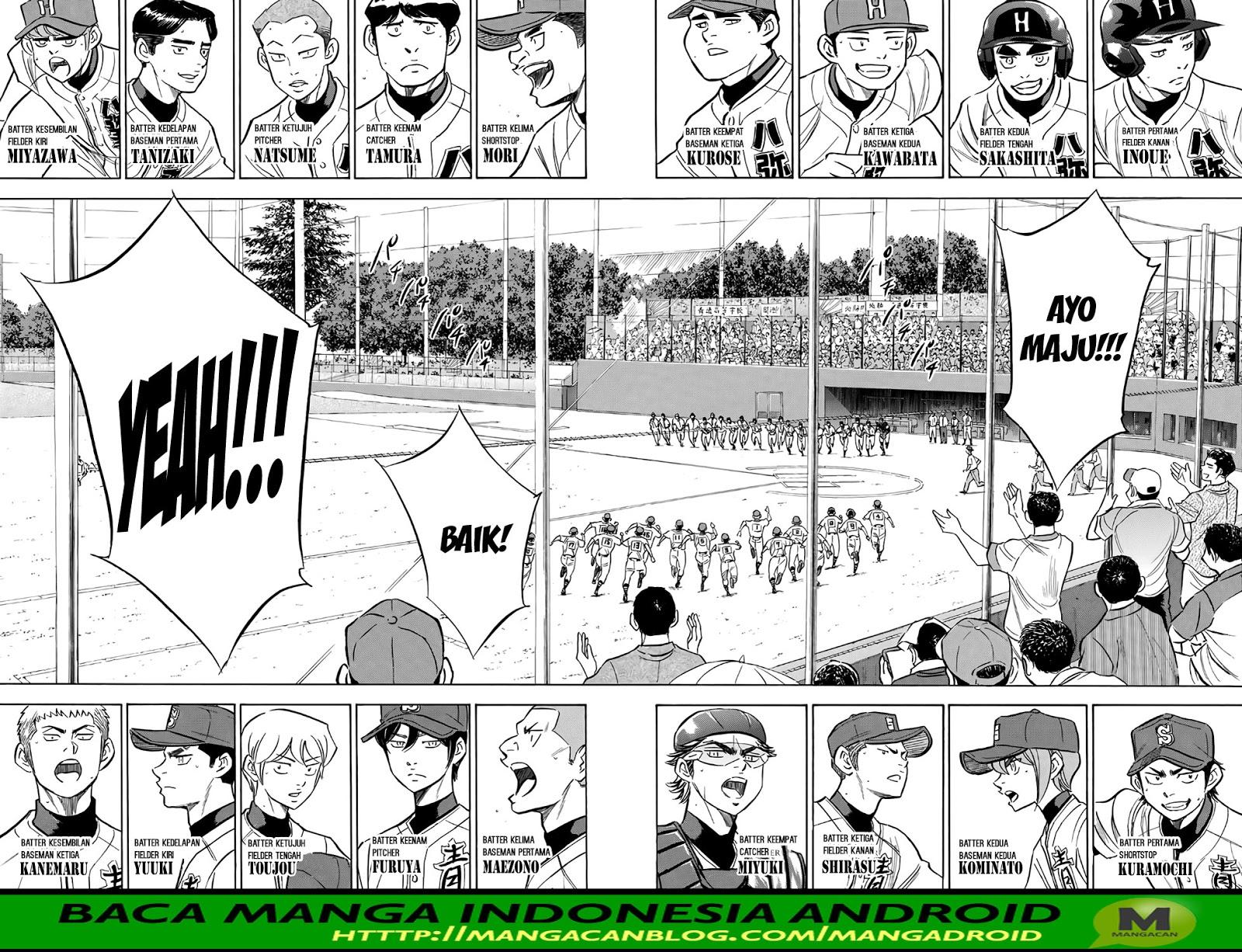 Diamond no Ace Act 2 — Chapter 161, halaman 14