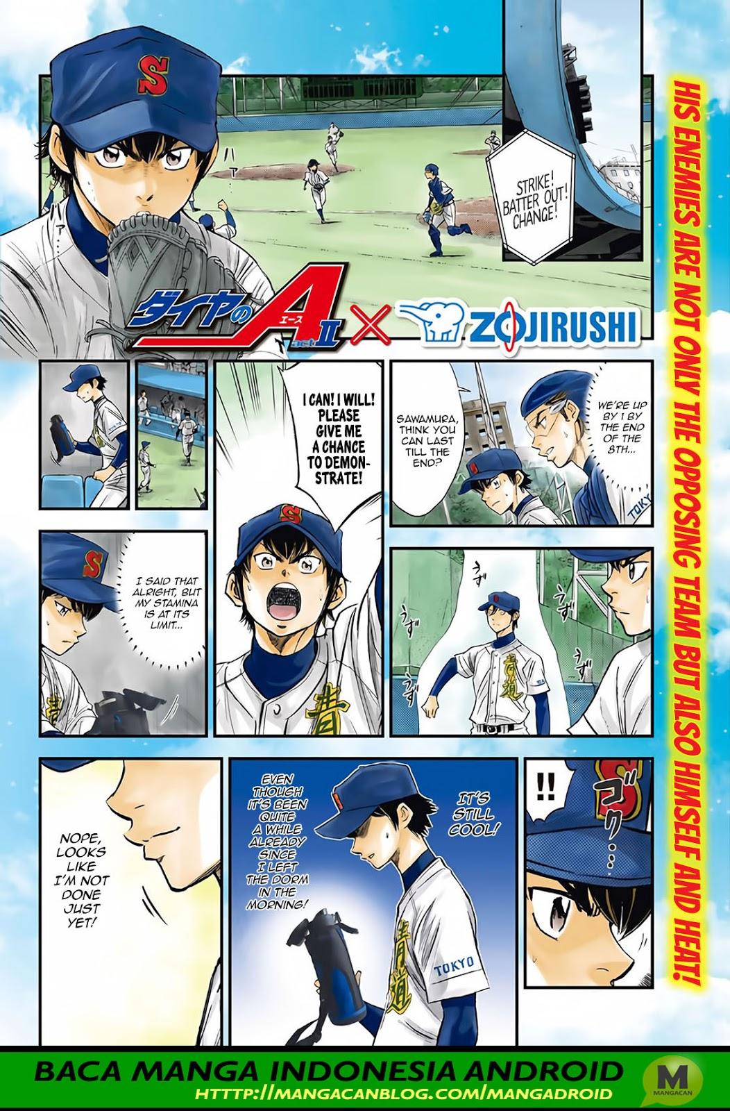 Diamond no Ace Act 2 — Chapter 161, halaman 21