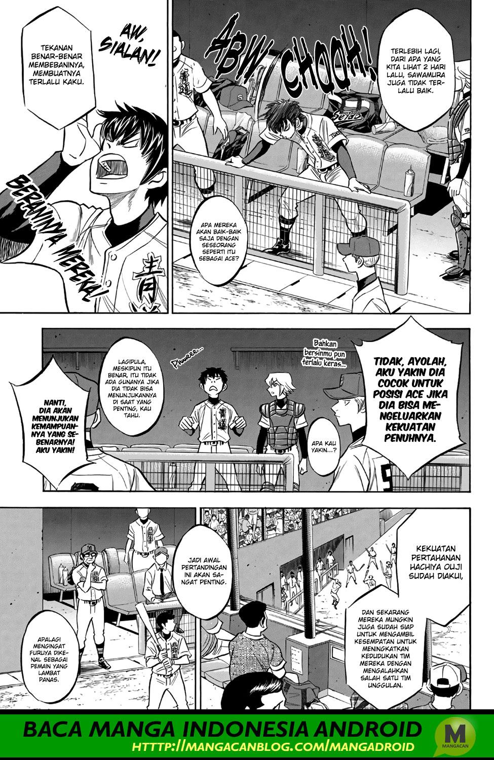 Diamond no Ace Act 2 — Chapter 161, halaman 7
