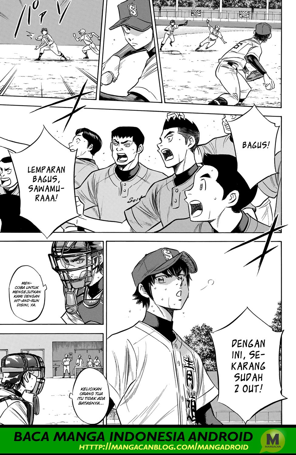 Diamond no Ace Act 2 — Chapter 152, halaman 9